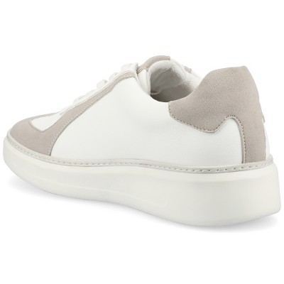 Vance Co. Vance Berlin Lace-up Low Top Court Sneaker, White 13 — фото 6