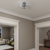Livex Lighting Cassandra 3 - Light Semi-Flush Mount in  Black - 2 of 4