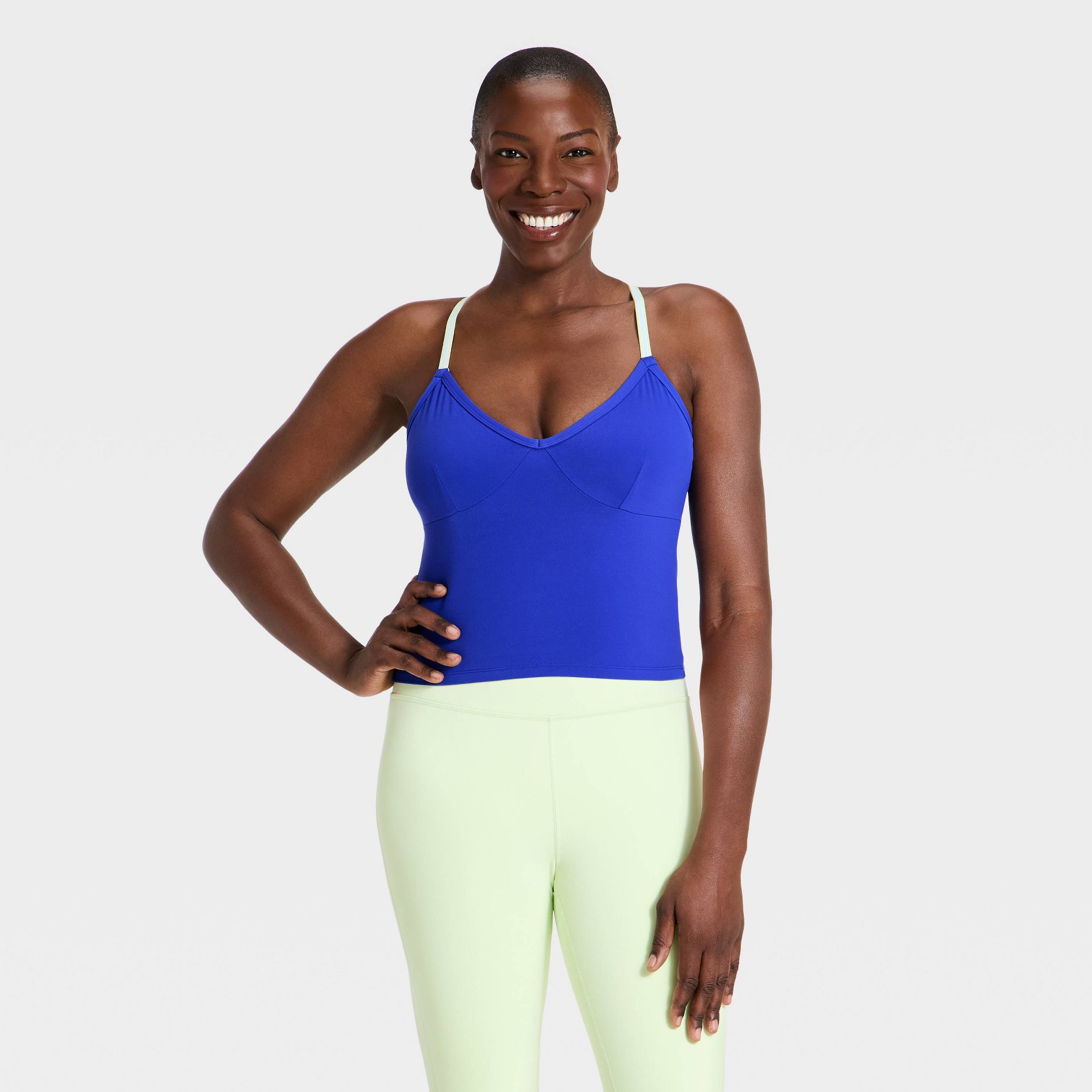 Women's Everday Soft V-Neck Cami Support Tank Top - All In Motion™