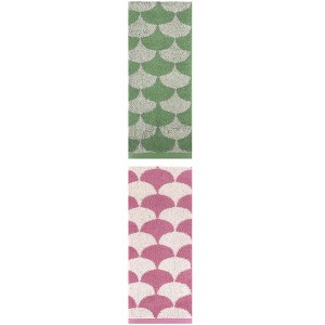 REGALWOVEN 2 Pack Geometric Pattern Cotton Hand Towels for Bathroom, Kitchen, Home Decor 13" x 29" - 1 of 4