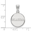 Black Bow Jewelry 10k White Gold Oklahoma Sooners NCAA Medium Pendant - 2 of 3