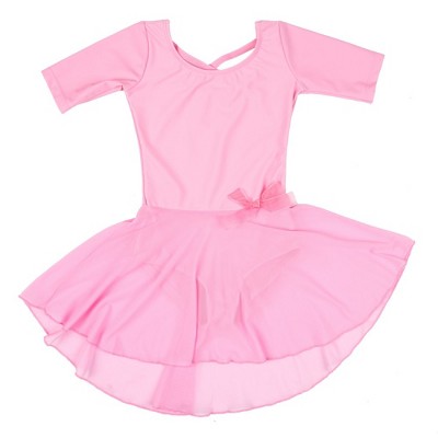 Leveret Girls Short Sleeve Skirt Leotard Pink Xl (12-14) : Target