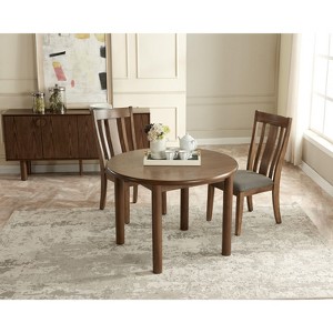 NicBex Dining Table 60" Modern Minimalist Rectangular Wooden Dining Table for Dining Room - 1 of 4