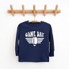The Juniper Shop Football Game Day Stripes Toddler Long Sleeve Tee - 2 of 3