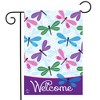 Welcome Dragonflies Spring Garden Flag Seasonal 18" x 12.5" Briarwood Lane - 2 of 4