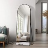 Gold 65x22 inch Metal Arch Stand Full Length Mirror - 2 of 4