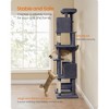Feandrea Cat Tree, 79.1 Inch Tall Cat Tower for Indoor Cats, Multi-Level Large Cat Condo with 4 Scratching Posts, 2 Hammocks, a Perch, 2 Cat Caves - 4 of 4