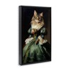 Stupell Industries Cat in Elegant Dress Floating Frame Canvas Art - 2 of 4