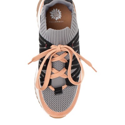 Женские кроссовки Yellow Box Women's Rocco Knit Trainer - Yellow Box™ - Blush Multi 8.5 — фото 4