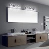 Modern Crystal Bathroom Vanity Lights Chrome Bathroom Light fixtures Crystal Vanity Shower Lights Over Mirror,3 Lights,Crystal Splicing - 4 of 4