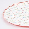 Meri Meri Ditsy Posy Scalloped Side Plates (Pack of 8) - 3 of 4