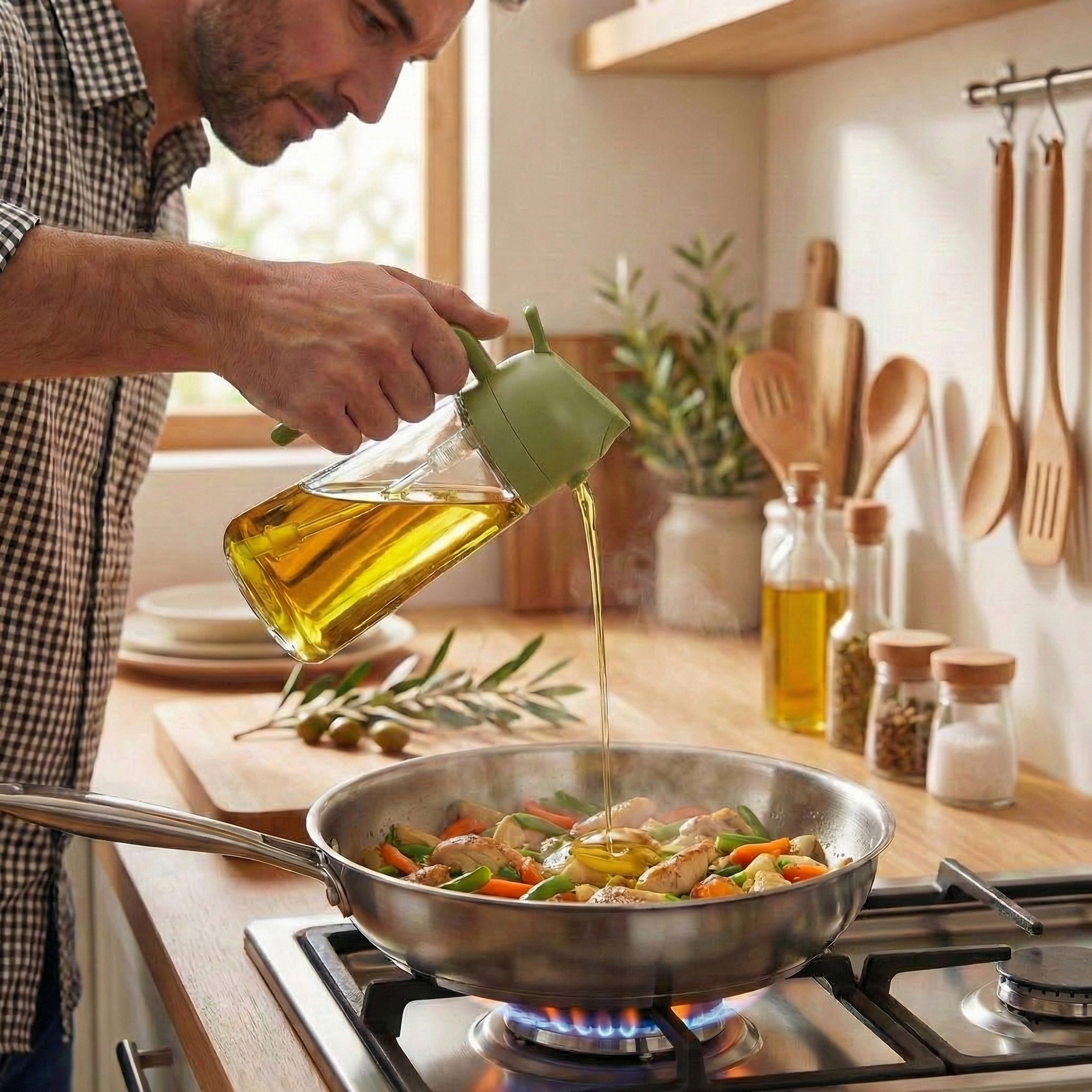 Glass Olive Oil Sprayer for Cooking