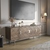 4-Door Sideboard Buffet With Storage, TV Stand For  55/60/65 inch TVs,Modern Accent Kitchen Storage Cabinet For Living Room, Hallway, Dining Room - 2 of 4