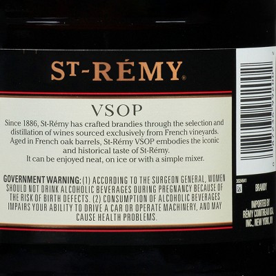 St-Remy VSOP French Brandy - 750ml Bottle