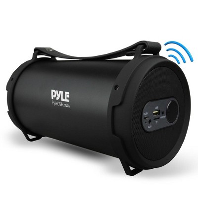 Pyle PBMSPG7 60 Watt Portable Bluetooth Wireless Indoor/Outdoor BoomBox Speaker Stereo Digital Sound Amplifier, Black