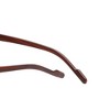 Anna-Kaci Men's Classic Versatile Imitation Wood Grain Leg Fashionable UV400 Sunglasses - 4 of 4