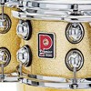 Premier Genista Classic Birch 4-Piece Shell Pack With 22" Bass Drum Vintage Gold Sparkle - 3 of 4