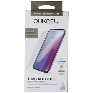 Quikcell Tempered Glass Screen Protector for Apple iPhone 12 / 12 Pro - 1 of 1