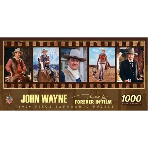 MasterPieces Collectible 1000 Piece Puzzle - John Wayne: Forever in Film - 13"x39" - 1 of 4