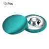 Unique Bargains Blouses Sweater Round Aluminum Cotton Fabric Cloth Covered Buttons 10 Pcs - 3 of 4