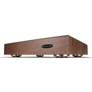 IsoAcoustics Delos 1815W2 18" x 15" x 3" Turntable Isolation Platform (Walnut) - 1 of 4