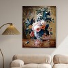 Art Remedy Jan van Huysum - A Delft Vase with Flowers Vintage Classic Roses Wall Art Unframed - 2 of 4