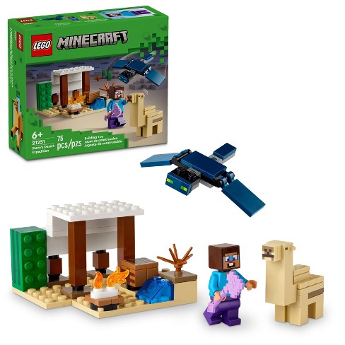 Lego Minecraft Steve's Desert Expedition Building Toy 21251 : Target