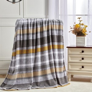 Plazatex Brea Micro plush Decorative All Season Multi Color 50" X 60" Throw Blanket - 1 of 3