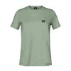 Dalix Butterfly Embroidered Cotton Relaxed Fit Short Sleeve Crewneck Tee Shirt Women - 3 of 4