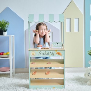 Teamson Kids - Jolly Pals Bakery Stand - Mint - 1 of 4
