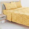 6 Piece Sheet Sets Paisley Printed Sheets Set Ultra Soft Deep Pocket Microfiber Bed Sheets - Lux Decor Collection - 2 of 4