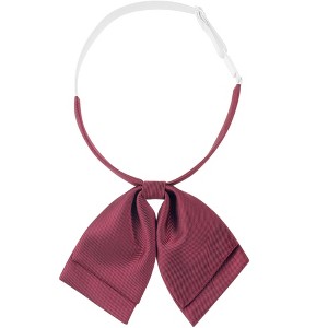 Elerevyo Women's Adjustable Satin Classic Bow Tie - 1 of 4