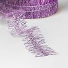 36' Christmas Premium Tinsel Ribbon Purple - Wondershop™ - 3 of 3