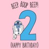 Girl's Star Wars R2-D2 Happy 2nd Birthday T-Shirt - 2 of 4