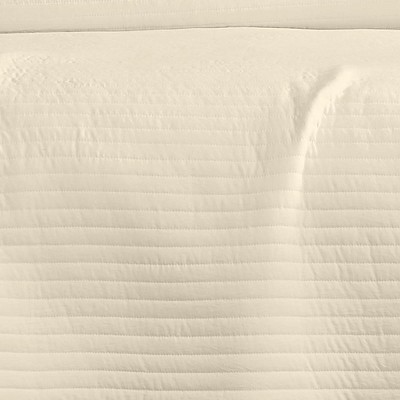 Carla Beige Queen Polyester Quilt Set with Fringe Detailing