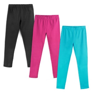 Mightly Toddler 3pk Fair Trade Organic Cotton Leggings - 1 of 3