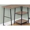 NicBex Home Office Desks 42" L Shaped Desk Morden Desks with Storage Shelves Study Writing Table Computer Desk Office Desk for Home, Office - 4 of 4