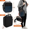 OPUX Insulated Lunch Box, Soft School Cooler Bag Kids Boys Girls, Leakproof Reusable Compact Small Pail Tote Men Women Adult Work - 3 of 4