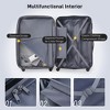 2 Piece Luggage Sets Hard Shell Suitcase With Expandable Spinner Wheels Lightweight Travel Luggage With TSA Lock Ergonomic Telescopic Handle - 4 of 4