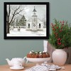 Courtside Market Chapel in the snow 8x10 Framed Art Board - 2 of 2