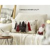 LISM 12 x 20 Inch Christmas Trees Pillowcases,Throw Pillow Cover Holiday Decoration 1 Pack - 4 of 4