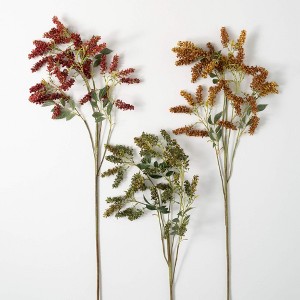 Sullivans Artificial 43" Dried Hops Stems - Set of 3, Multicolored - 1 of 2