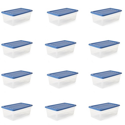 Clear Plastic Containers w/ Locking Lids