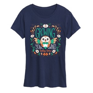 Women's - Pokémon - Rowlet Growing Your Wings Short Sleeve Graphic T-Shirt - 1 of 4