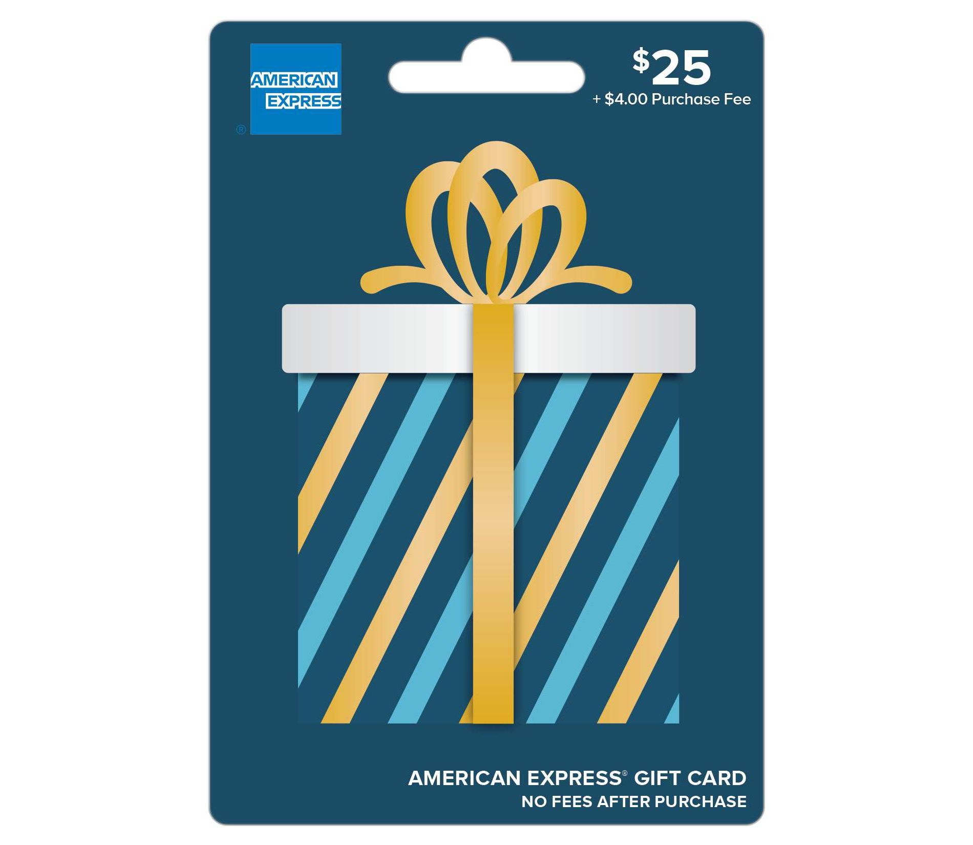 American Express Gift Card - $25 + $4 Fee