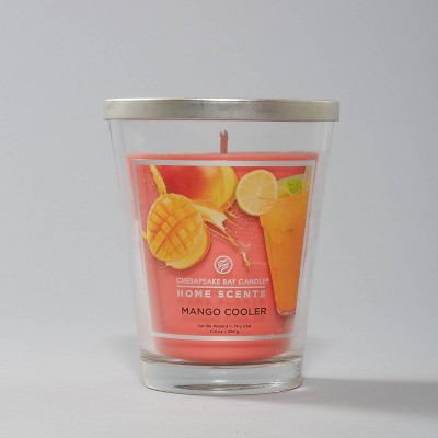 11.5oz Glass Jar Mango Cooler Candle - Home Scents by Chesapeake Bay Candle