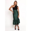 Petal and Pup Womens Amelie Bow Front One Shoulder Midi Dress - 4 of 4