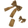 Unique Bargains Solid Bow Ribbon Duckbill Hair Clips Hairdo Clip 1 Pc - 3 of 4