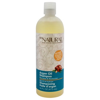 Dr. Natural Nourishing Argan Oil Shampoo - Hydrating Shampoo for Dry Hair - Clarifying Shampoo to Control Frizz - For All Hair Types - 16 oz