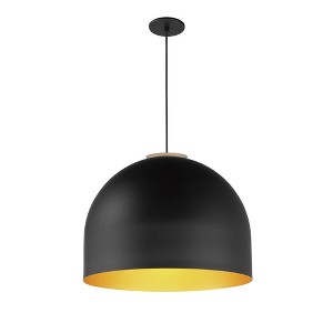 ET2 Lighting Foster 1 - Light Pendant in  Black/Gold - 1 of 3